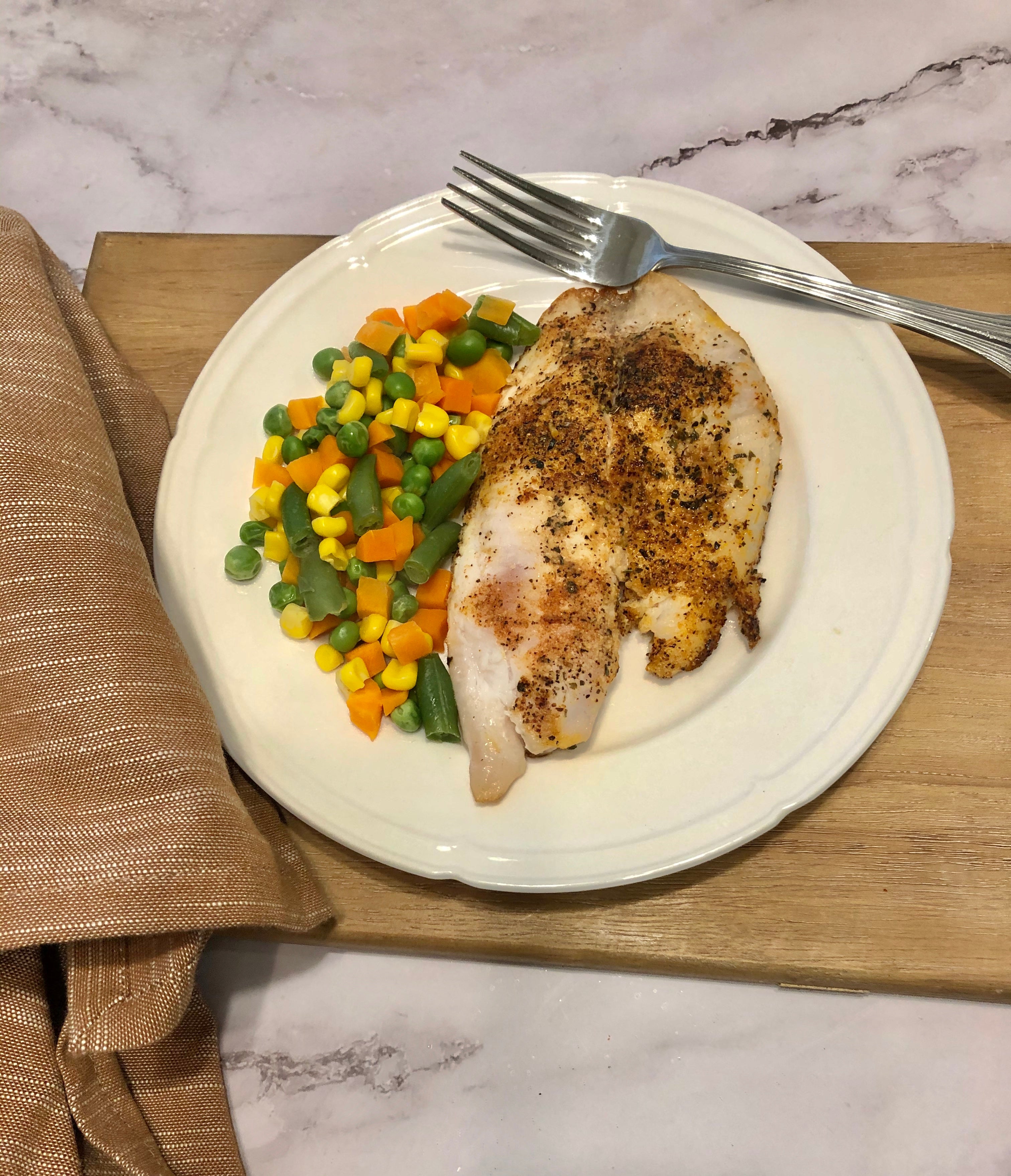 Pan Fried Tilapia Seasoning Mix and Recipe Card Homemade Quick